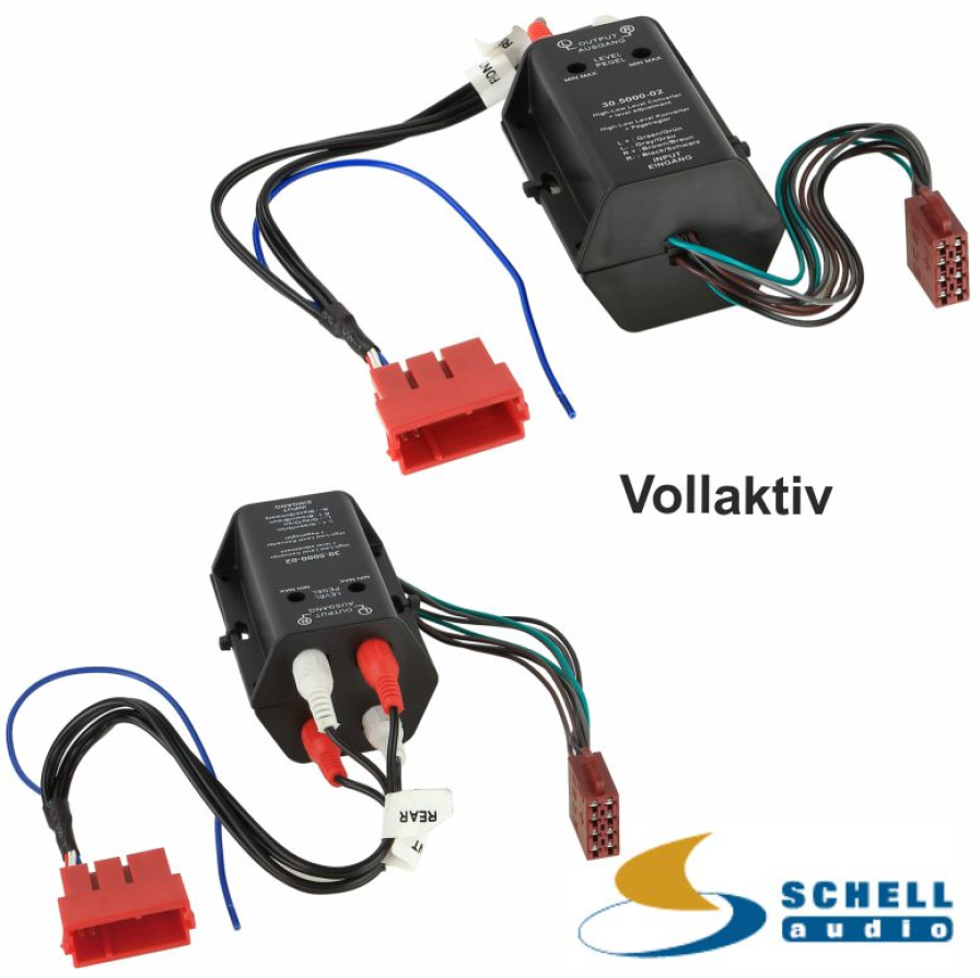 Vollaktivsystemadapter Audi A2 A3 A4 A6 A8 TT Mini ISO Aktiv Radiokabel Adapter Autoradio